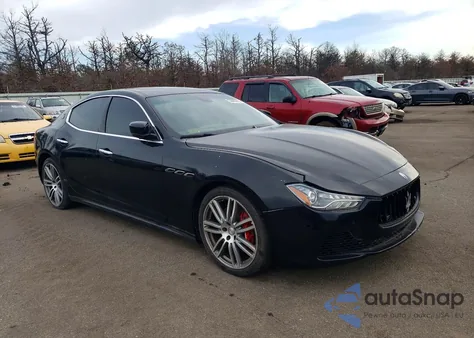 2016 Maserati Ghibli S z USA, uszkodzony, nr VIN ZAM57RTA6G1170857